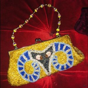 VINTAGE Handbeaded Aries Handbag